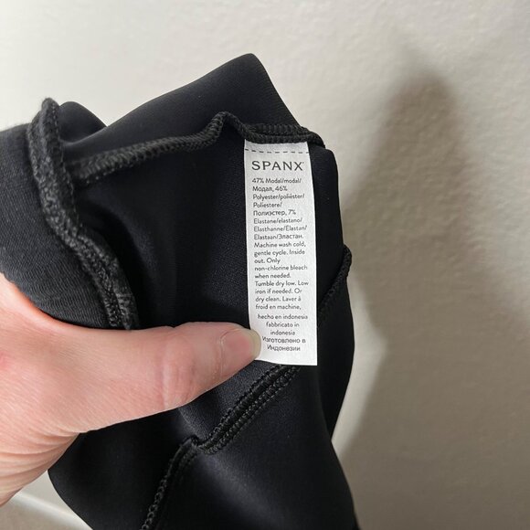 Spanx Womens Black AirEssentials Tapered Jogger Casual Lounge Pants Large 50240 - Picture 9 of 12